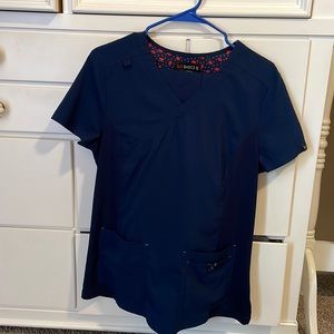 Koi Basics Blue Scrub Set